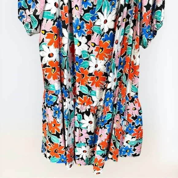 Floral summer multicoloured dress papaya size 16 new summer pattern la… - Picture 2 of 7